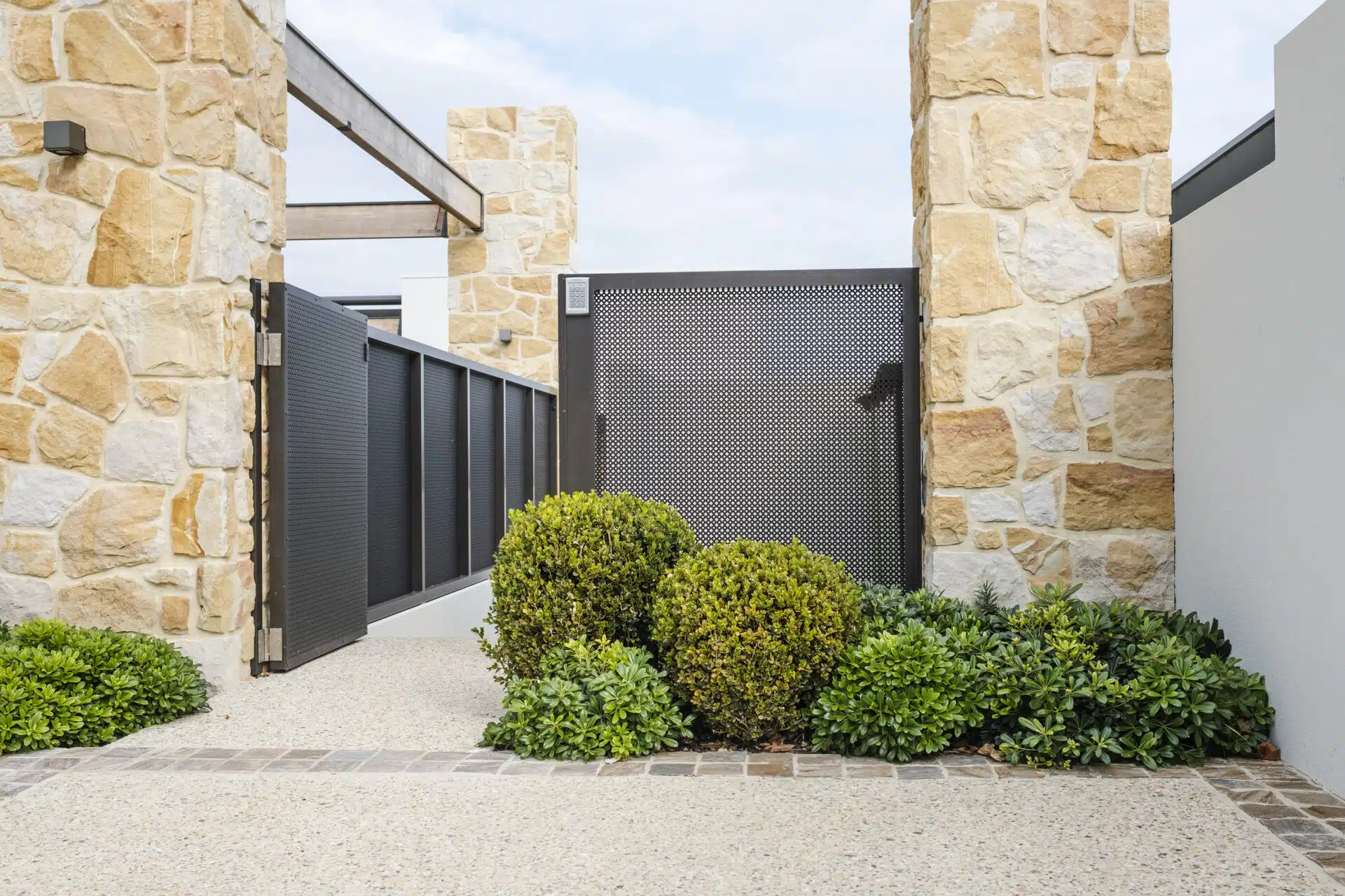 Entry way with gate